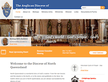 Tablet Screenshot of anglicannq.org